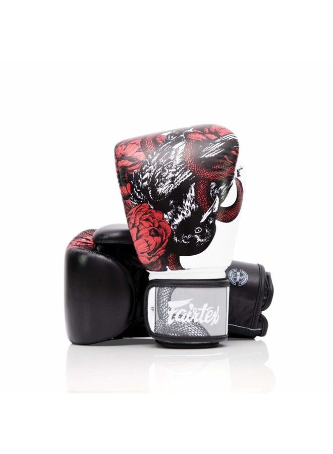 FAIRTEX BGV1 Muay Thai Boxing Training Sparring Gloves for Men, Women, Kids| Premium Quality, Light Weight & Shock Absorbent 10 oz Boxing Gloves -White - Image 2