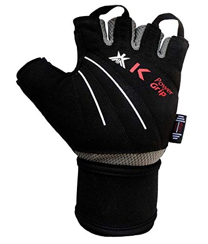 Kobo WTG-08 Weight Lifting Gym Gloves (Imported) (Grey) (XL) - Image 3