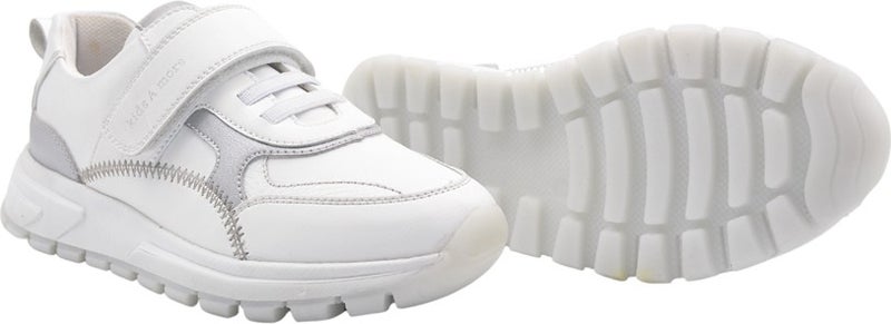 Kids A More Veronica Single Velcro Girls Sneakers White10  - Image 3