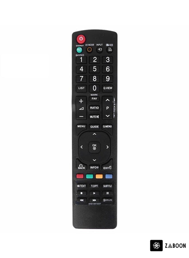 Zaboon Universal Remote Control For Television Black