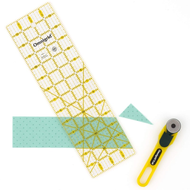 Omnigrid 4" x 14" Rectangle Quilting and Sewing Ruler - Image 2
