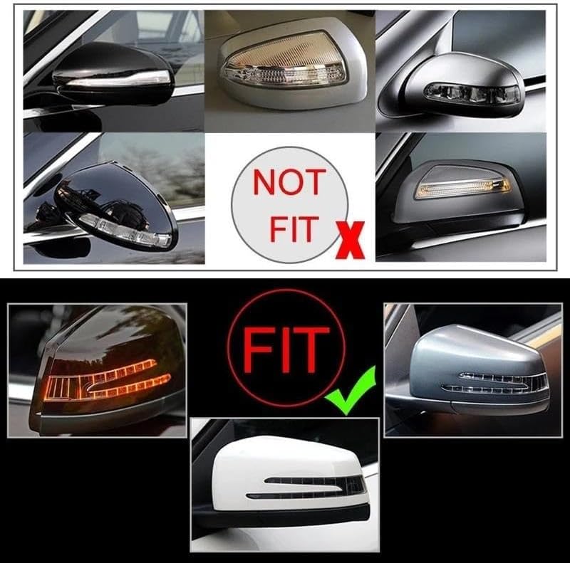 Wivplex Rearview Mirror Lamp Indicator Light Assembly for Mercedes-Benz - Image 5
