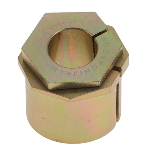 VekAuto 1 Pc Camber Caster Alignment Bushing Compatible for Ford F-250 F-350 Super Duty 2005-2023, Durable Metal Gold Tone - Image 1