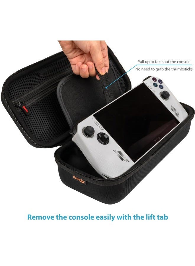 ButterFox Large Carry Case Bag for ASUS Rog Ally Handheld 2023, Fits Charger, Large Accessories Pocket for 65W Battery Bank, Slim Mouse and HDMI Cable - Image 5