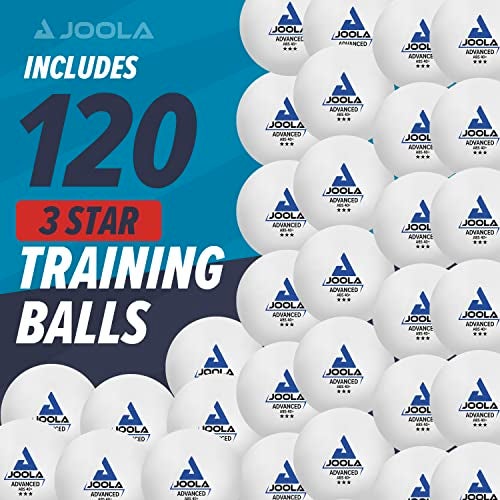 JOOLA Training 3 Star Table Tennis Balls 12, 60, or 120 Pack - 40+mm Regulation Bulk Ping Pong Balls for Competition and Recreational Play - Fun as a Cat Toy - Indoor and Outdoor Compatible - Image 2