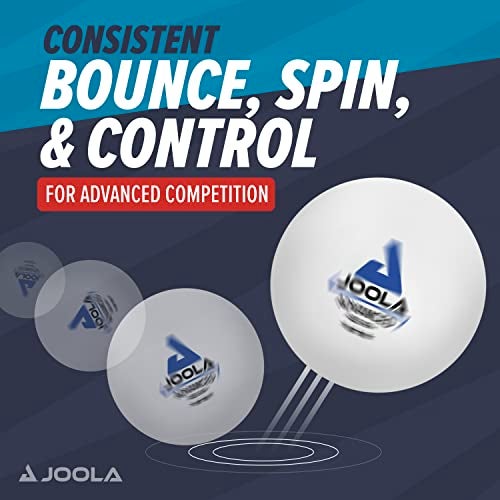 JOOLA Training 3 Star Table Tennis Balls 12, 60, or 120 Pack - 40+mm Regulation Bulk Ping Pong Balls for Competition and Recreational Play - Fun as a Cat Toy - Indoor and Outdoor Compatible - Image 4