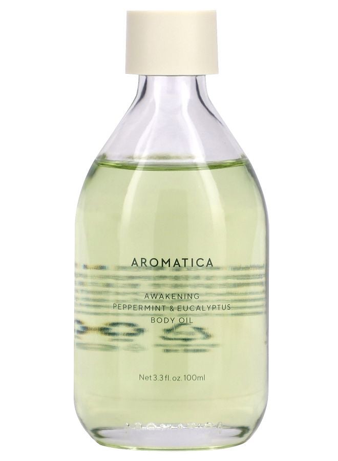 Awakening Body Oil Peppermint & Eucalyptus 3.3 fl oz (100 ml)
