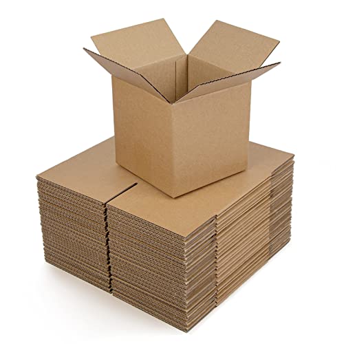 SUNLPH Shipping Boxes 6x6x6 Inches Small Corrugated Cardboard Boxes, 25 Pack - Image 1