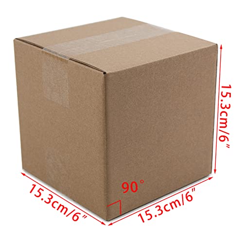 SUNLPH Shipping Boxes 6x6x6 Inches Small Corrugated Cardboard Boxes, 25 Pack - Image 2