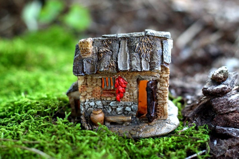Top Collection مجموعة القمة حديقة القصة المسحورة و terrarium منزل الجنية على الطراز الجنوبي ديكور خارجي مع ضوء - Image 2