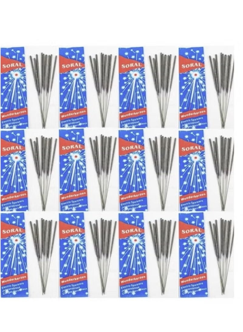 SORAL Stars Sparkling Candles Set Of 120 - Image 1