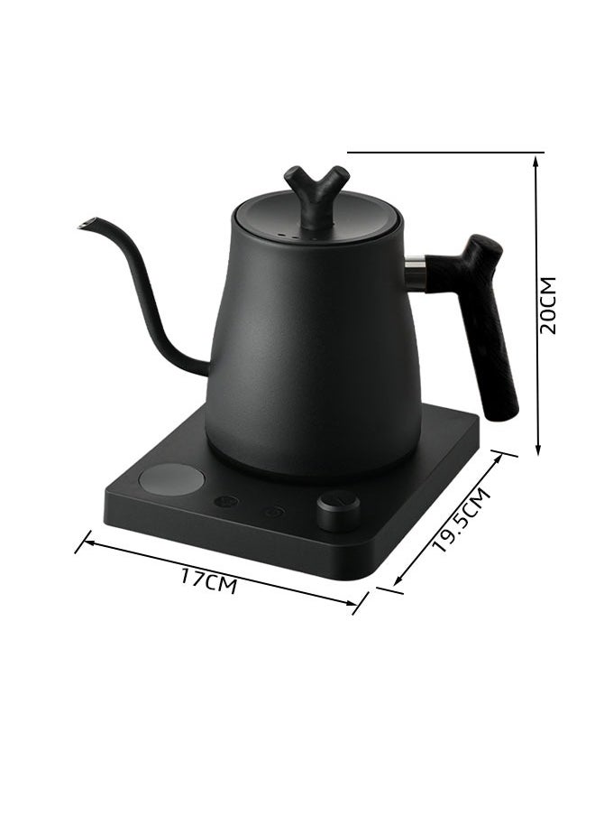 PAKCHOICE Electric Gooseneck Kettle 304 Stainless Steel Electric Water Kettle Coffee Kettle with Temperature Control Constant Temperature Auto Shut Off 1000W Quick Heating 1L  - Image 2