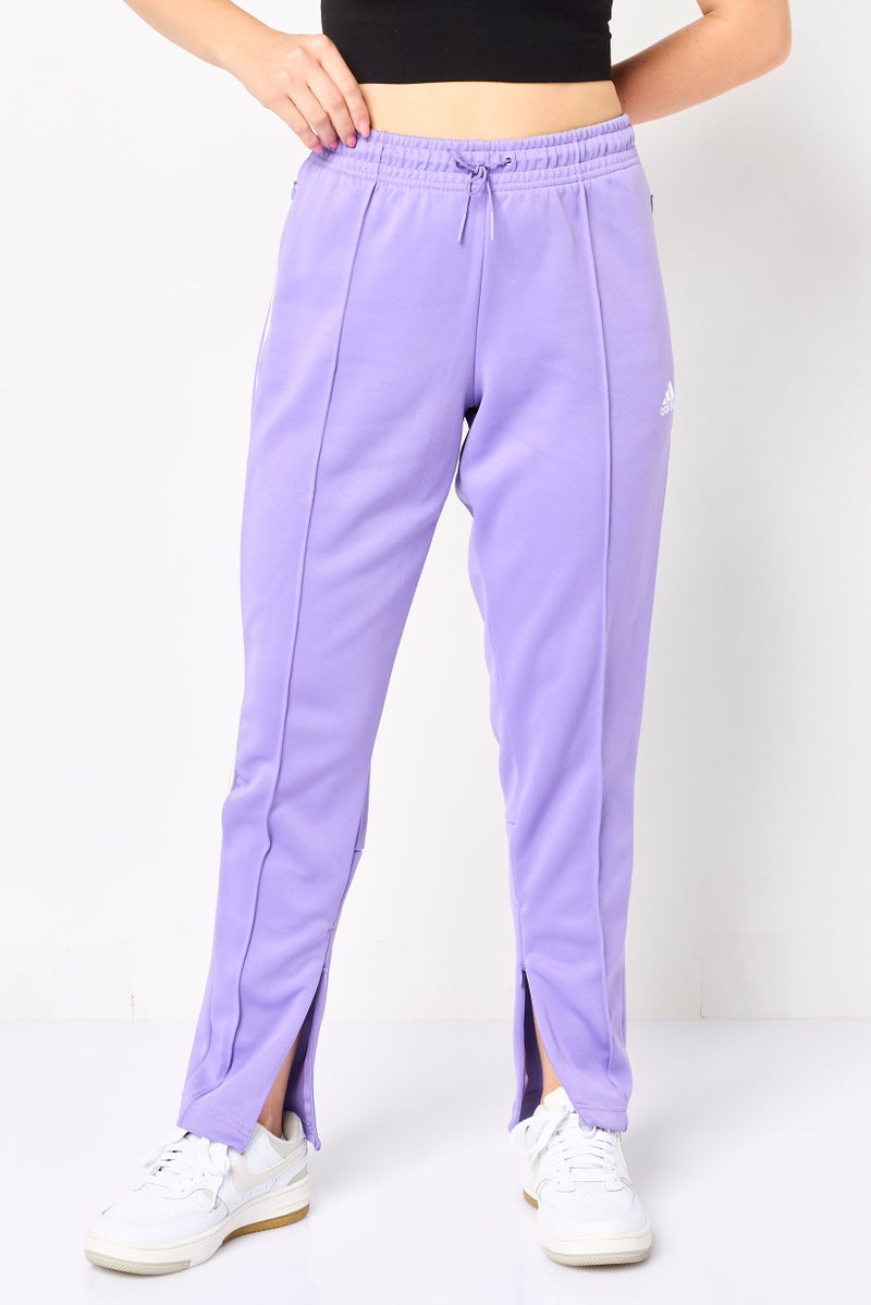 Adidas Women Regular Fit Training Track Pants, Purple - Image 1