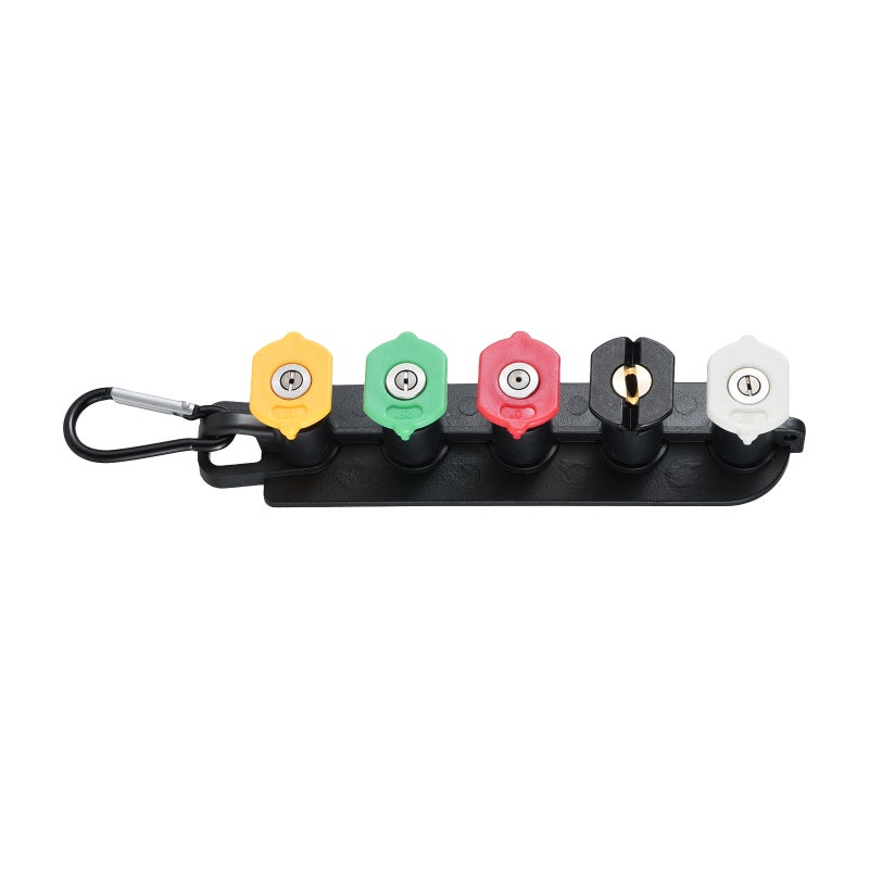 Pressure Washer: 5000 PSI Premium Construction With 40-Inch 1/4-Inch Quick Connect - 5 Color-Coded Nozzles Safety Trigger Lock For Vehicle House Floor Tile Cleaning - Image 4