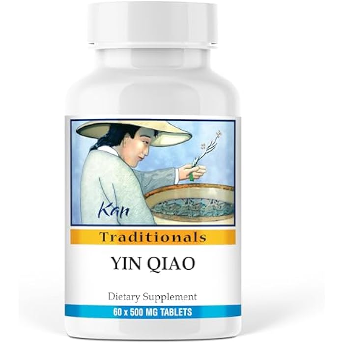 Kan Herbs Company Yin Qiao Formula – Traditional Chinese Herbal Blend with Honeysuckle & Forsythia for Seasonal Balance and Respiratory Wellness, Herbal Supplement, 60 Tablets - Image 1