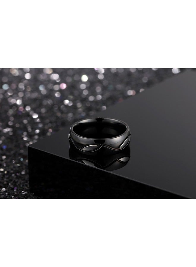 Titanium Steel Couple Rings Set - Image 3