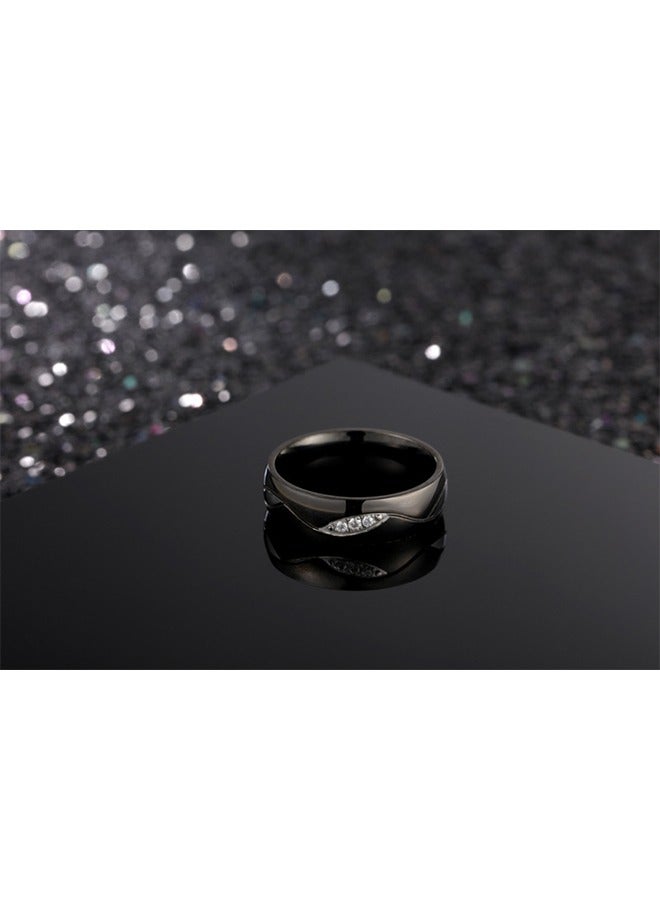 Titanium Steel Couple Rings Set - Image 2