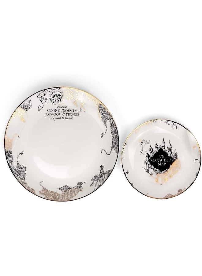 Harry Potter Marauders Map Porcelain 4 Piece Place Setting - Image 3