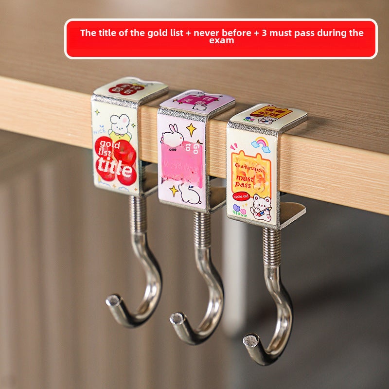 Durable Desk Side Hooks for Student Backpacks No stickers - Image 5