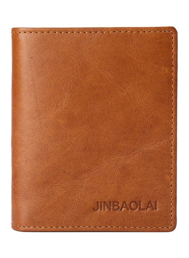NIBEMINENT Leather Wallet Brown  - Image 1