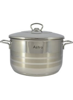 Homemaker ASTRA 8L Stainless Steel Casserole (26x15cm) – Sleek, Heavy-Duty & Corrosion-Resistant Cookware | 18/10 Cr-Ni Steel, Rust-Free, Made in Turkey  - Image 1