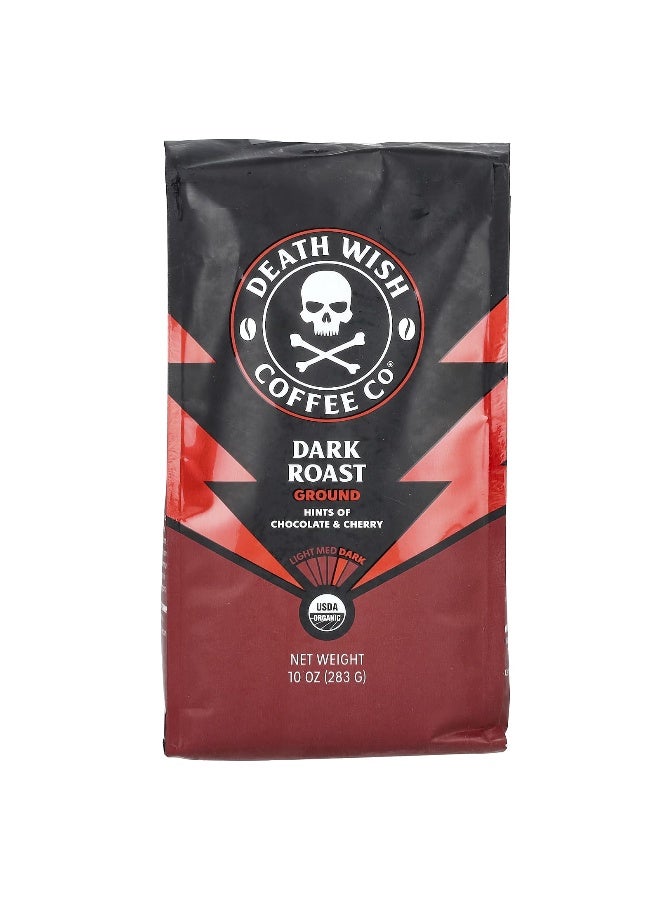 Death Wish Coffee Co Death Wish Coffee, Ground, Dark Roast, 10 oz (283 g) - Image 1