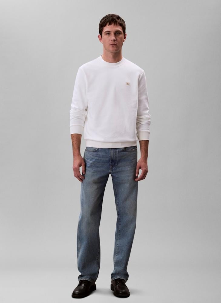 Calvin Klein Jeans Cotton Terry Badge Sweatshirt - Image 5