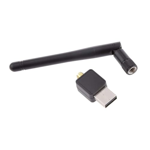 Madhabi USB WiFi Adapter with Antenna – Dual Band 1200Mbps Wireless Network Card for Desktop PC & Laptop | 2.4GHz/5GHz 802.11ac High-Speed Internet Dongle | Windows Compatible – Black - Image 1
