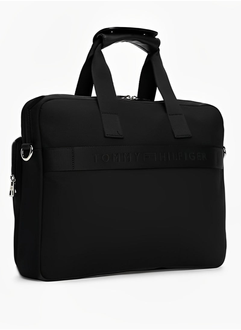 Tommy Hilfiger Plus - Tommy Hilfiger Black laptop Bag - Image 1