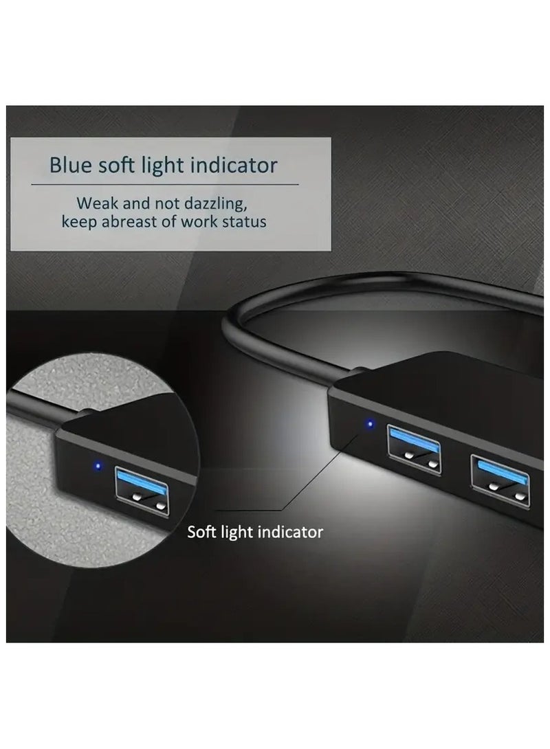 USB 3.0 Hub 4-Port Splitter for Laptop Xbox Flash Drive HDD Console Printer Camera Keyboard Mouse  - Image 5