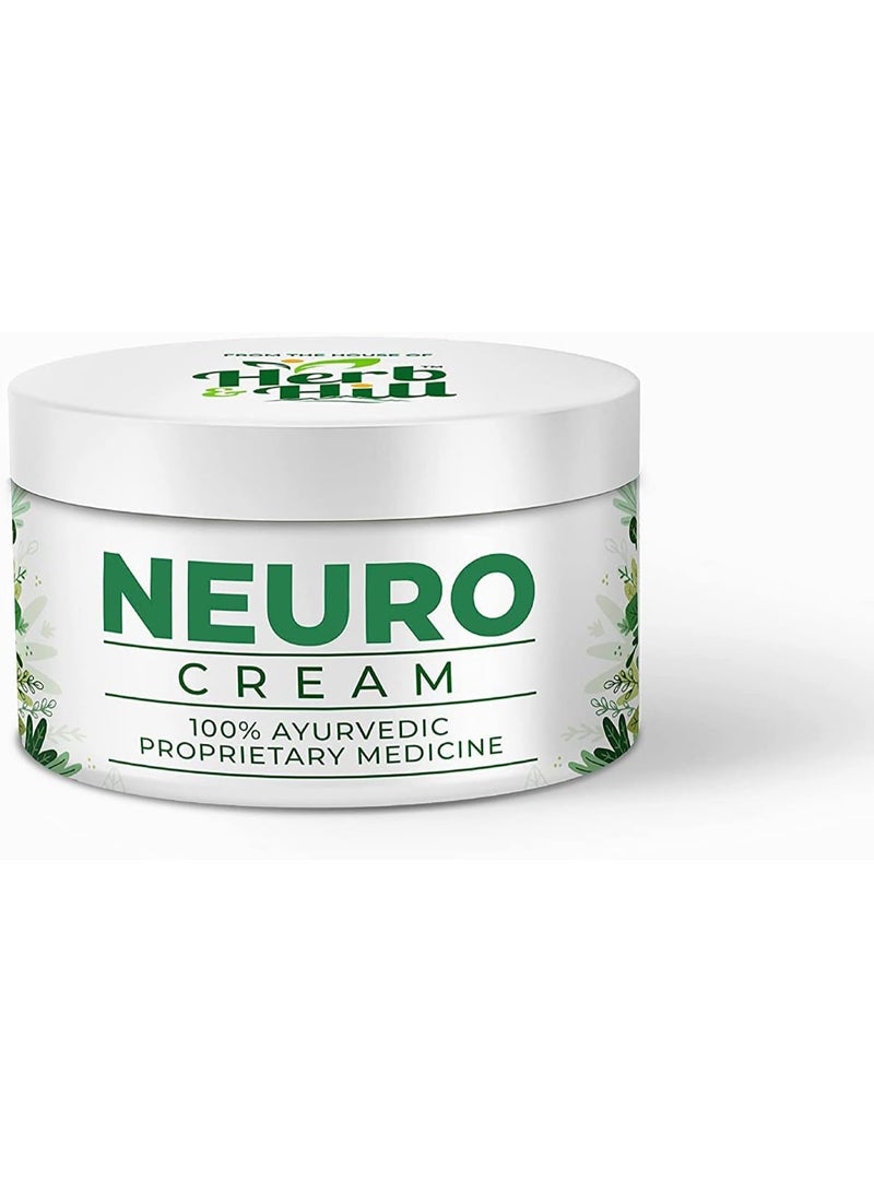 Herbs&Hills Herb & Hill Neuro Cream | Ayurvedic Cream for Better Circulation in Hands Legs | Hand Leg Massage Cream(50gm)  - Image 1