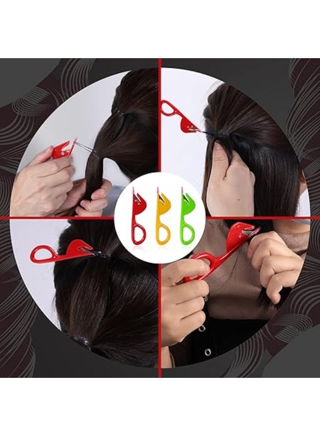 3 pieces of easy-to-use elastic hair tie removers, also suitable for opening fish and birds - Image 4