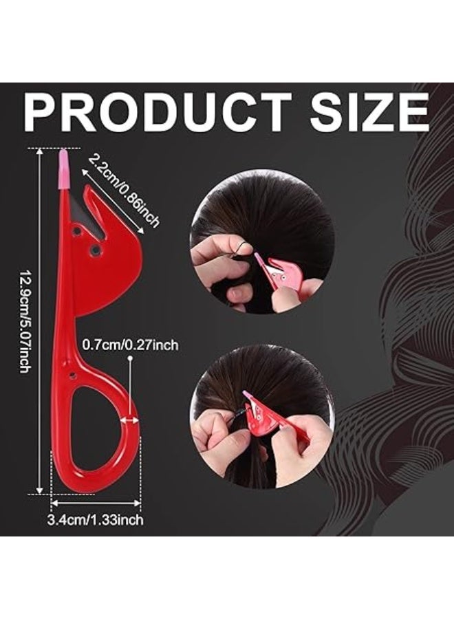 3 pieces of easy-to-use elastic hair tie removers, also suitable for opening fish and birds - Image 2