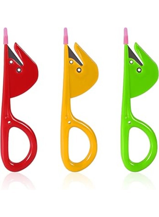 3 pieces of easy-to-use elastic hair tie removers, also suitable for opening fish and birds - Image 1