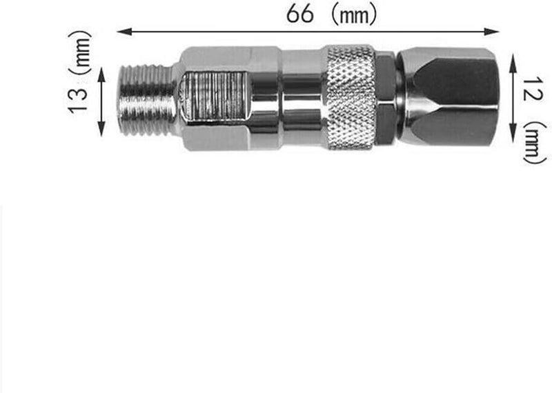 Stainless Steel 1 4 Inch Airless Spray Hose Swivel Joint 360 Degree Rotation Rust Proof - Image 4