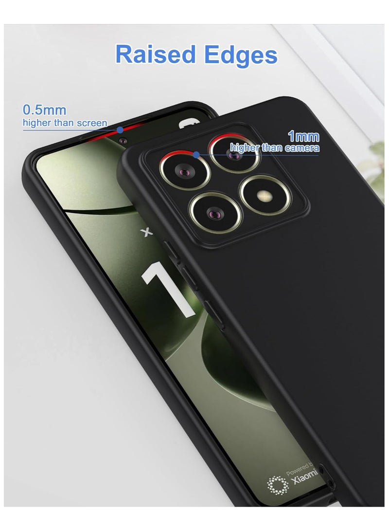 Xiaomi 14T Case Soft Flexible Slim Fit TPU Back Cover Matt Black Protective Case with Camera Protection Designed for Xiaomi 14T - Image 3