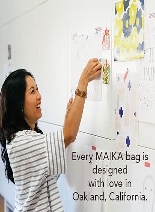 MAIKA Recycled Canvas Crossbody Bag, Flores - Image 2