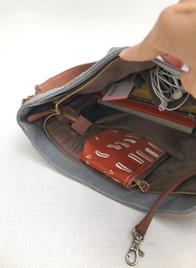 MAIKA Recycled Canvas Crossbody Bag, Flores - Image 5