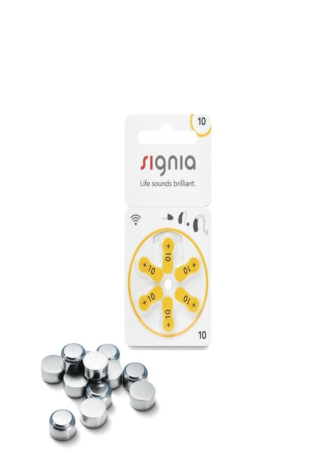 Signia Premium Hearing Aid Batteries – Superior Power for All-Day Hearing Clarity | Long Lasting | Size 10-Hearstore.in, (Pack of 12 Batteries) - Image 1