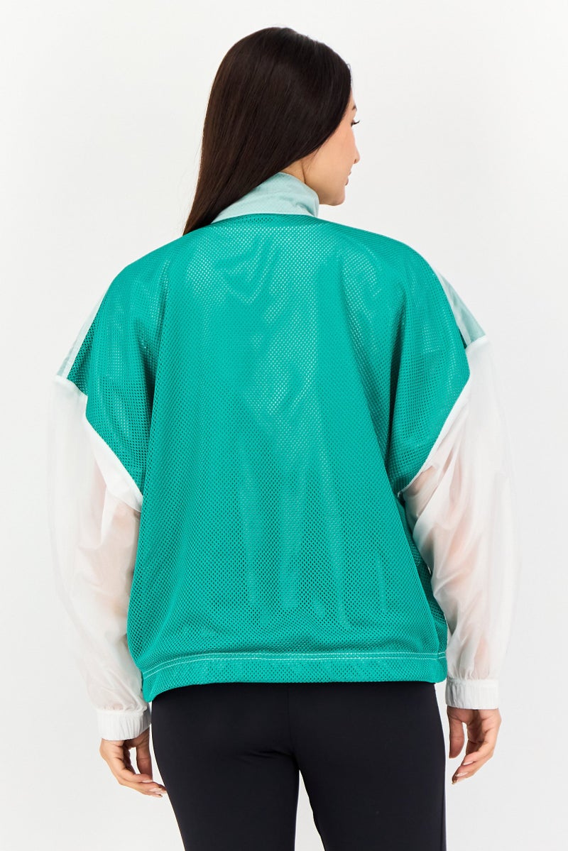 Nike سويت شيرت تدريب طويل الأكمام للنساء بحجم كبير، متعدد الألوان - Image 3