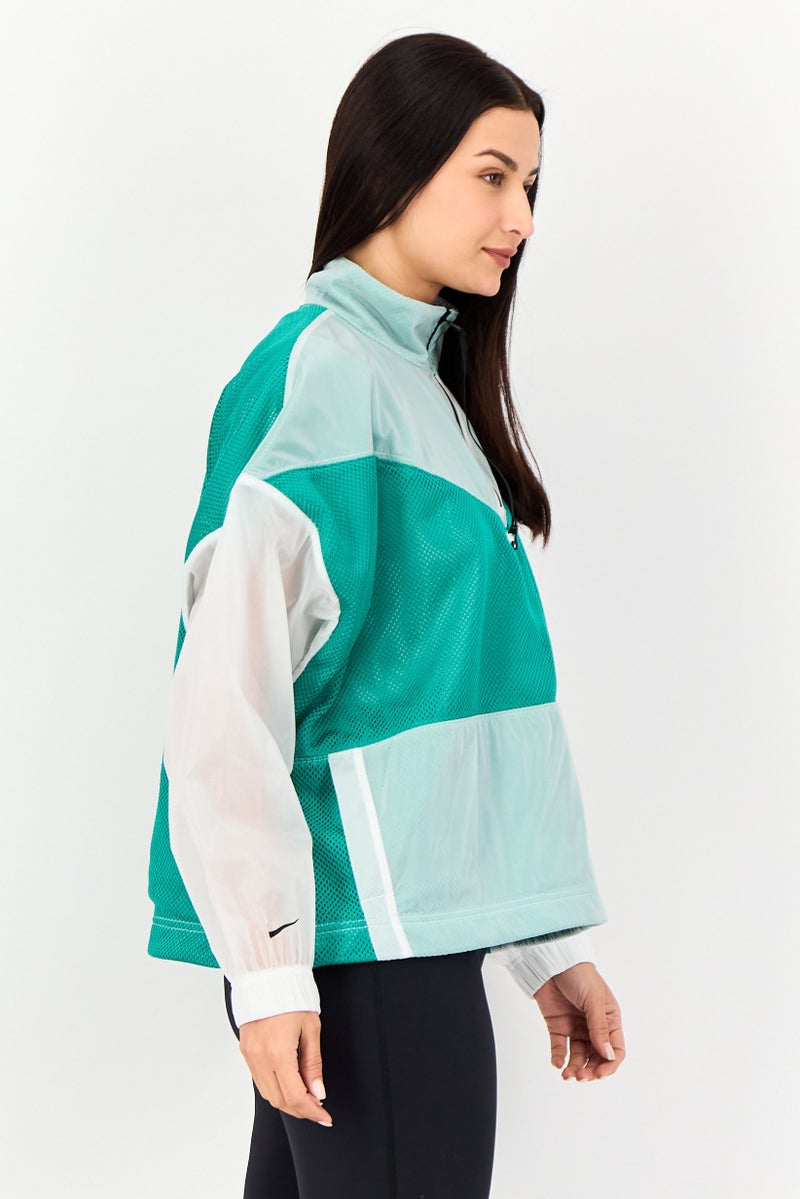 Nike سويت شيرت تدريب طويل الأكمام للنساء بحجم كبير، متعدد الألوان - Image 4