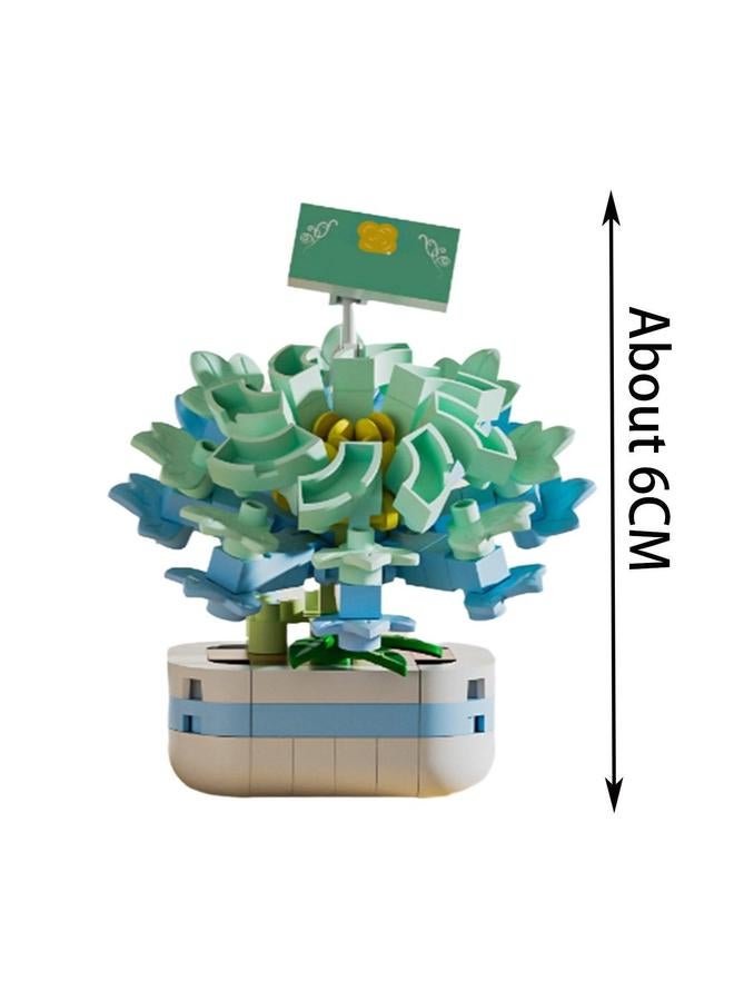 166pcs Carnation Building Block Set Gift Friend Girl Suitable For Children Over 6 Years Old Classroom And Home Decoration - Image 2