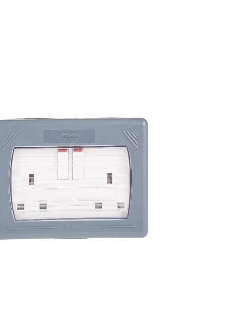 Schneider Exclusive Weatherproof 13AX Double Switched Socket - GWP3020