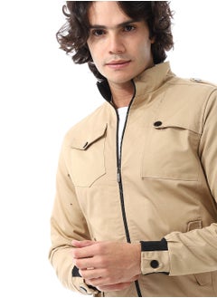 سيزار جاكيت رجالي جبردين  ببطانة داخلية وسوستة  - Image 3