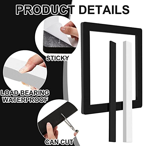 BBTO طقم حشوة مكيف سقف RV BBTO 14 بوصة لإصلاح واستبدال مكيف الهواء مع إطار صورة ذاتي اللصق وحشوات ضغط مقاومة للماء ذاتية اللصق (2 مجموعة) - Image 3