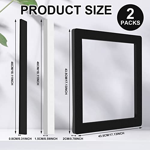 BBTO طقم حشوة مكيف سقف RV BBTO 14 بوصة لإصلاح واستبدال مكيف الهواء مع إطار صورة ذاتي اللصق وحشوات ضغط مقاومة للماء ذاتية اللصق (2 مجموعة) - Image 2