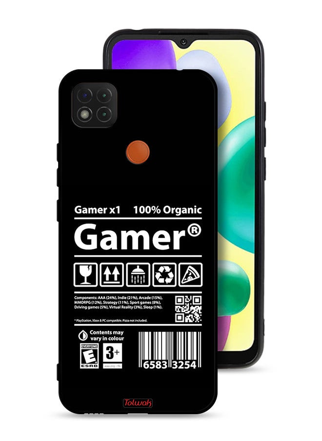 Tolwak Xiaomi Redmi 9C Protective Case Cover Gamer Sticker  - Image 1