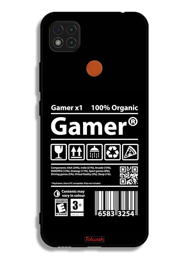 Tolwak Xiaomi Redmi 9C Protective Case Cover Gamer Sticker  - Image 2