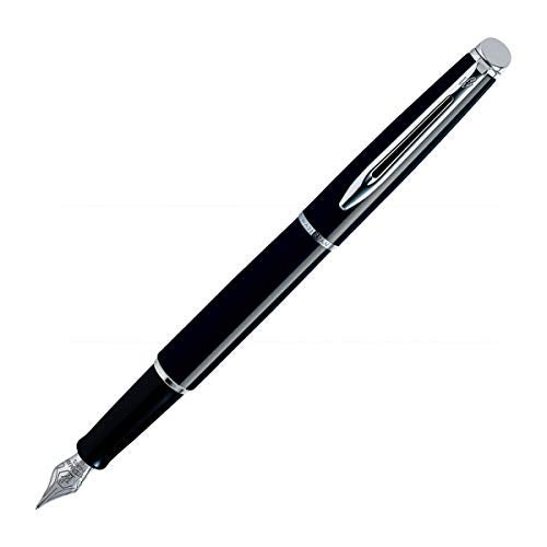 Waterman Hemisphere CT Fountain Pen Medium Nib-Mars Black - Image 2