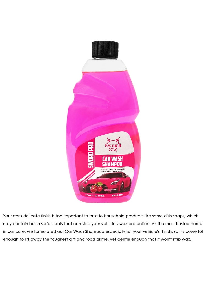 Sword Pro Ultra Shine Washing Shampoo Car Cleaning High Gloss and Shine Protection 500ml SW-3501 - Image 4